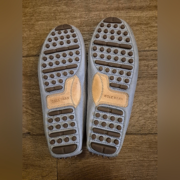 Cole Haan Gray Boat Shoes with Lace Detailing - Picture 3 of 6